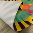 thumbnail image 5 of Ambesonne Retro Place Mats Set of 4, Circular Stripes, Standard Size, Multicolor, 5 of 6