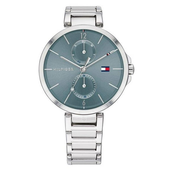Tommy Plus Hilfiger TH-1782126.G Angela Blue Dial Stainless Steel Quartz Women Watch, Black