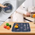 thumbnail image 4 of Ryvnso Fireworks Hearts Dish Drying Mat for Kitchen Countertop 16x18 Small Dish Pad Drainer Rack Dish Sink Mats, 4 of 7