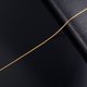 thumbnail image 3 of Cadena de eslabones finos chapada en color dorado, accesorios de joyería de acero inoxidable 316L para el cuello para mujeres, gargantilla de regalo para damas, 3 of 5