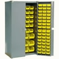 thumbnail image 2 of Global Industrial Bin Cabinet with 144 Yellow Bins, 38x24x72, Unassembled, 2 of 6