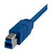thumbnail image 3 of StarTech.com Câble USB 3.0 SuperSpeed de 3 Pi / 91 cm A vers B - USB 3 A (m) vers USB 3 B (m) (USB3SAB3) - Câble USB - USB Type A (m) vers USB Type B (m) - USB 3.0 - 3 Pi - Bleu - pour StarTech.com 4 Ports, 3 of 16