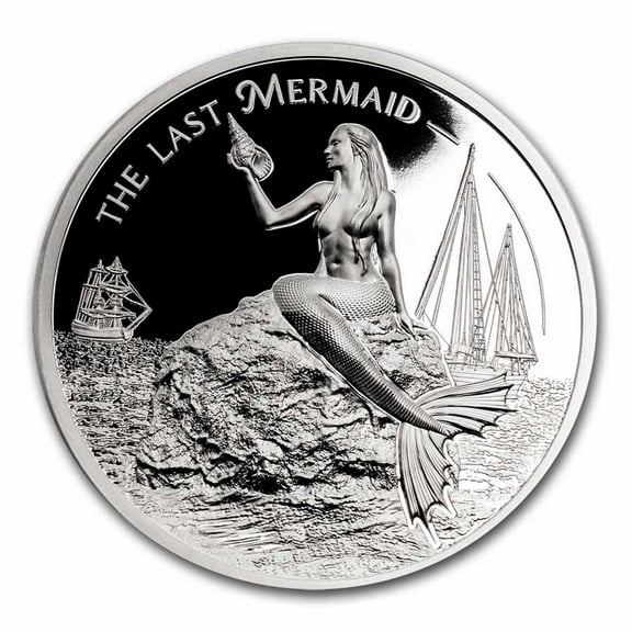 2024 Palau 1 oz Silver X-Ray: The Last Mermaid (with Box & CoA)