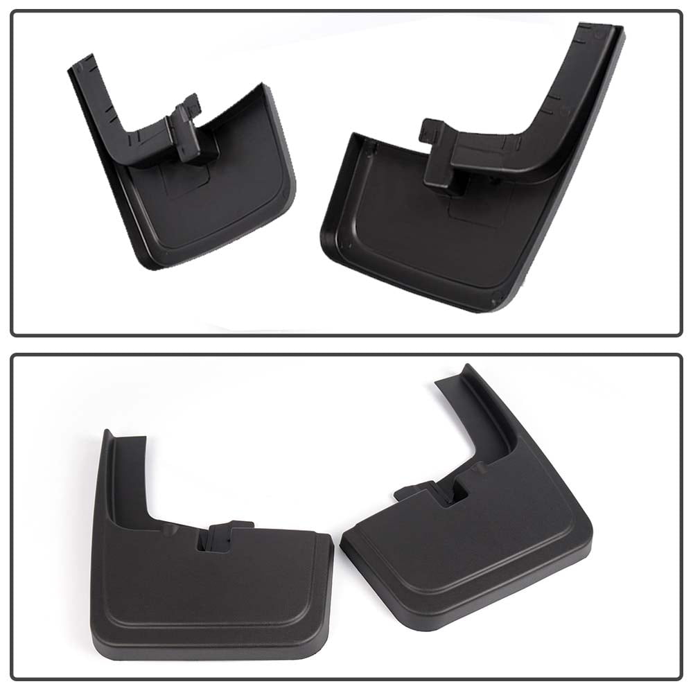PIT66 Splash Mud Guard Mudguard Mud Flaps Fit for Ford F150 2015 2016 2017 2018 (for Trucks with Fender Flares) 4Pc Set Black