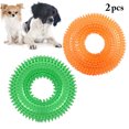 thumbnail image 2 of Pet Chew Toy Rubber - 2PCS Soft Squeaky Dog Biting Toy Puppy Tooth Cleaning Toy, 2 of 10