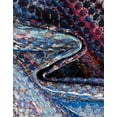 thumbnail image 6 of Unique Loom Outdoor Modern Collection Area Rug - Nova (5' 1" x 8' Rectangle Multi/Blue), 6 of 9