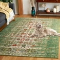 thumbnail image 3 of SAFAVIEH Monaco Annabelle Oriental Area Rug, Sage/Rust, 6'7" x 6'7" Square, 3 of 8