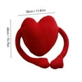 thumbnail image 2 of Heart-Shaped Plush Pillow with Hugging Arms Soft and Cozy Decorative Cushion for Home and Office Use, 2 of 4