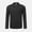 Black, variant on Men's Long Sleeve Stand Collar Quarter Zip Shirt, Elastic Breathable Workout Top for Gym, Running, Outdoor Activities, and Casual Wear