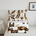 thumbnail image 5 of Erosebridal Kawaii Dog Comforter Sets,Bone Paw Prints Comforters & Duvets,Animal Decor,Reversible,2pcs, 5 of 7