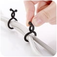 thumbnail image 2 of MasteelfCA 100pcs Household Data Line Clip Computer Desk Wire Storage Fixer Cable Winder Data Line Clamp, 2 of 8