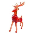 thumbnail image 2 of Deer Sculpture Decoration Deer Figurines Crafts Gifts Nordic Style Resin Reindeer Figurines Deer Statue Decor for Office Cafe Red, 2 of 7