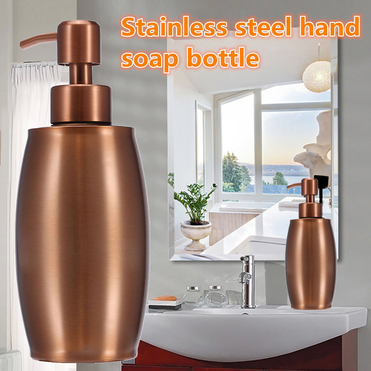 Stainless Steel 304 Soap Dish Holder Bathroom Rose Gold or Gold Free Standing 