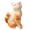 12, variant on opvise Cat Ornament Animal Image Exquisite Workmanship Realistic Mini Cat Crafts Miniatures Figurines 12