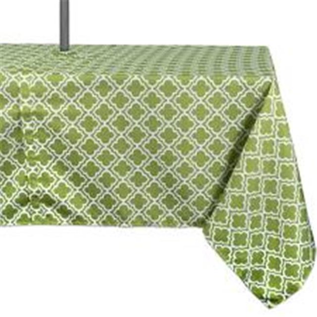 Nappe Extérieure Ikat Bleue avec Fermeture Éclair 60 Pouces Ronde