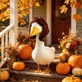 thumbnail image 6 of Holiday Porch Goose Funny Outfits with Wig, All Season Costume Clothes for Lawn Garden Patio Indoor Outdoor Statue Decor, 6 of 6