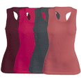 thumbnail image 1 of SET DE 4 BLUSAS CAMISETA PARA DAMA SURTIDO EN COLOR SIN MANGAS UNITALLA, 1 of 5