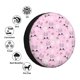 thumbnail image 4 of Fotbe Rabbit Face Funda de Llanta de Repuesto con Estampado, Engrosada, Ajuste Universal para Jeep, Remolque, RV, SUV, Camión-17 inch, 4 of 6