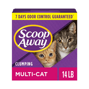 Scoop Away Multi-Cat Clumping Cat Litter, Scented, 14 lbs
