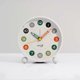 thumbnail image 1 of Silent Bedside Digital Alarm Clock, 4 Inch Round, Non Ticking, Battery Operated with Light Function, 1 of 5