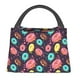 thumbnail image 1 of Fotbe Donuts1 Bolsa Térmica Portátil con Estampado, Bolsa de Entrega de Alimentos Aislada, Bolsa Reutilizable de Gran Capacidad para Comidas y Supermercado, 1 of 6