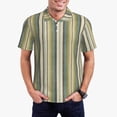 thumbnail image 1 of Balery Colourful stripes Camisa Polo de Hombre con Estampado, de Manga Corta y Tejido Medio, Camisa Tipo Golf Polo-XX-Large, 1 of 6