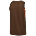 thumbnail image 3 of Men's Mitchell & Ness Brown Cleveland Browns Retro Colorblock Tank Top, 3 of 5
