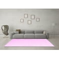 thumbnail image 3 of Ahgly Company Indoor Square Solid Pink Modern Area Rugs, 8' Square, 3 of 4