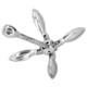 thumbnail image 3 of Grapnel Plegable, Ancla De Rezón Plegable, Hardware De Barco, Rezón De Barco De 3,3 Libras Para Bote Marino, Yate OTVIAP Boat Hardware, 3 of 8