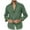 Green, variant on WREESH Mens Linen Cotton Button Down Shirt Long Sleeve Casual Beach Collared Lightweight Breathable Tops