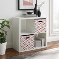 thumbnail image 2 of Gorham 4 Cubby Storage Cabinet in White, 2 of 8