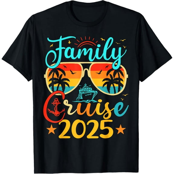 Family Cruise 2025 Summer Vacation Matching Family Cruise T-Shirt