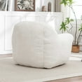 thumbnail image 5 of Chair, Comfy with Back Support, Faux Fur Bean Bag Chair Adults and Kids, Stuffed Floor Sofa for Living Room, Bedroom, Apartment, 5 of 18