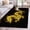 Yellow, variant on Bathroom Rugs 2x3 Ft, Dragon Flames Non Slip Area Rugs for Kitchen Bedroom Entryway, Orange Dragons Abstract Modern Art Washable Carpet Runner Rug Floor Mats for Bedroom Home Decor