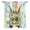 EasterYW0641, variant on Happy Easter Sheer Curtains 54 Inch Length Rod Pocket Semi Transparent Light Filtering Window Drapes for Kitchen Bedroom Living Room,2 Panels, Rustic Floral Easter Rabbits with Eggs Basket