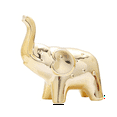 thumbnail image 2 of 1 Pair Gold Elephant Statue Home Decor, Modern Style Figurines, Sculpture for Living Room Desktop, Ceramics Ornaments, 2 of 4