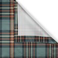 thumbnail image 3 of Ambesonne Tartan Kitchen Curtains, Traditional Scottish Plaid, 55"x45", Redwood Cadet Blue, 3 of 3