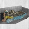 thumbnail image 6 of Beach Saying Soft Flannel Fleece Throw Blanket, Salt in the Air Sand in My Hair Letter Calligraphy Art with Flip Flops, Cozy Plush for Indoor and Outdoor Use, 70" x 90", Multicolor, by Ambesonne, 6 of 6