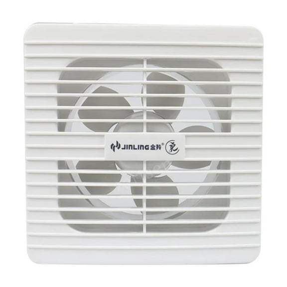 4/6/8Inch Electric Extractor Ventilation Fan Exhaust Air Blower Bathroom Kitchen Toilet Window Wall Pipe Duct Inline Exhaust Fan ,Easy to Use - 4INCH_WHITE