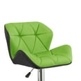 thumbnail image 2 of Modern Home Spyder Contemporary Adjustable Height Barstool/Bar Chair (Black/Lime), 2 of 6