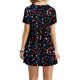 thumbnail image 4 of Vestidos de Verano de Manga Corta de las Mujeres, Cuello Redondo Casual de la Moda, Vestido de Impresión para las Mujeres, 4 of 6