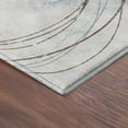 thumbnail image 3 of Addison Rugs Mayfield Premium Machine Washable Transitional Stripes Teal Rectangle Rug, 10' x 14', 3 of 6