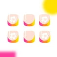thumbnail image 4 of Aurgiarme Press on Toenails,Spring Summers Glues on Toe Nails,24pcs Reusable UVS Finish Fake Nails Acrylic False Nails for Womens, 4 of 9