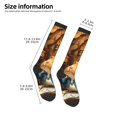 thumbnail image 2 of Naloa Scientist Guinea Pig Thigh High Socks Extra Long Stretchy Sock Women Over Knee High Opaque Stocking Daily Wear, 2 of 6