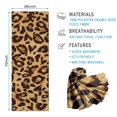 thumbnail image 2 of Yellow and Brown Of Leopard Print Hot Yoga Mat Towel Non Slip for Hot Yoga - Quick-Drying Yoga Mat Cover with 4 Corner Pockets with Travel Bag - Hot Yoga Towel Non Slip 70"x26", 2 of 6