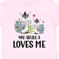 thumbnail image 4 of Inktastic Zebra My Abuela Loves Me Boys or Girls Toddler T-Shirt, 4 of 5