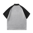 thumbnail image 4 of ylioge Basic Golf Tees for Men Casual Short Sleeve Button Collared T-Shirts Mens Pullover Slim Color-Block Comfort Raglan Workout Sports Tops, 4 of 4
