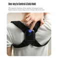 thumbnail image 4 of Posture Corrector for Women Men and Children Adjustable Angle Straightener Back Brace with Built-in Smart Sensor Vibration Reminder for Spine Support Neck Shoulder Back Pain Relief Black, 4 of 8