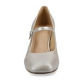 thumbnail image 6 of Journee Womens Okenna Low Heel Square Toe Pumps, Widths Available, 6 of 8