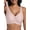 Pink, variant on Seamless Wireless Supportive Bras for Women Push Up No Underwire Deep V Mesh Comfortable Bralette Everyday Womens Bra S-3XL